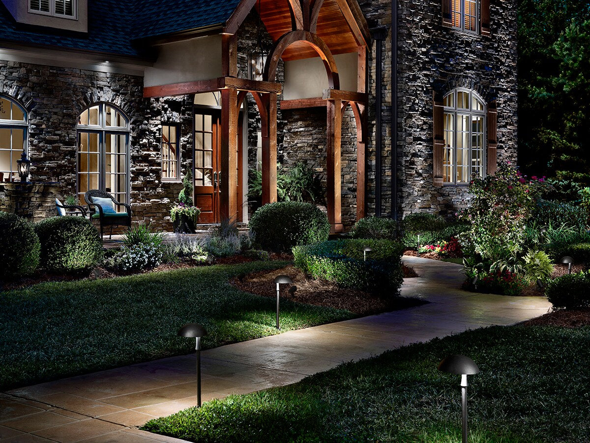 Portfolio 3-Watt Specialty Textured Bronze Low Voltage LED Path Light, 90 Lumens, 3000K