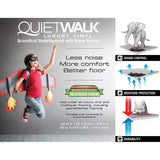 QuietWalk 100 Square Foot Luxury Vinyl Sound Reflecting Flooring Underlayment