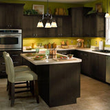 Home Decorators Collection Newport 24 in. W x 12 in. D x 24 in. H Assembled Plywood Wall Bridge Kitchen Cabinet in Manganite with Soft Close