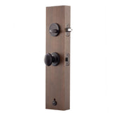 Heritage Black Door Handleset and Egg Knob Trim - Super Arbor