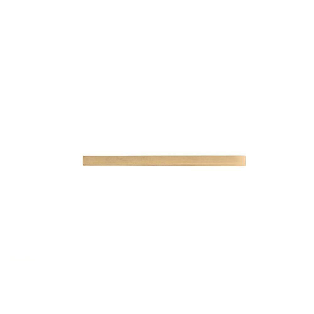 3-3/4 in. (96 mm) Aurum Brushed Gold Contemporary Drawer Pull - Super Arbor