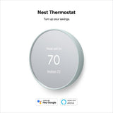 Nest Thermostat - Smart Programmable Wi-Fi Thermostat - Fog - Super Arbor