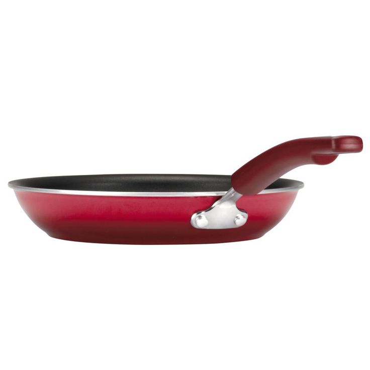 Classic Brights 14-Piece Aluminum Nonstick Cookware Set in Cranberry Red Gradient