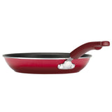 Classic Brights 14-Piece Aluminum Nonstick Cookware Set in Cranberry Red Gradient