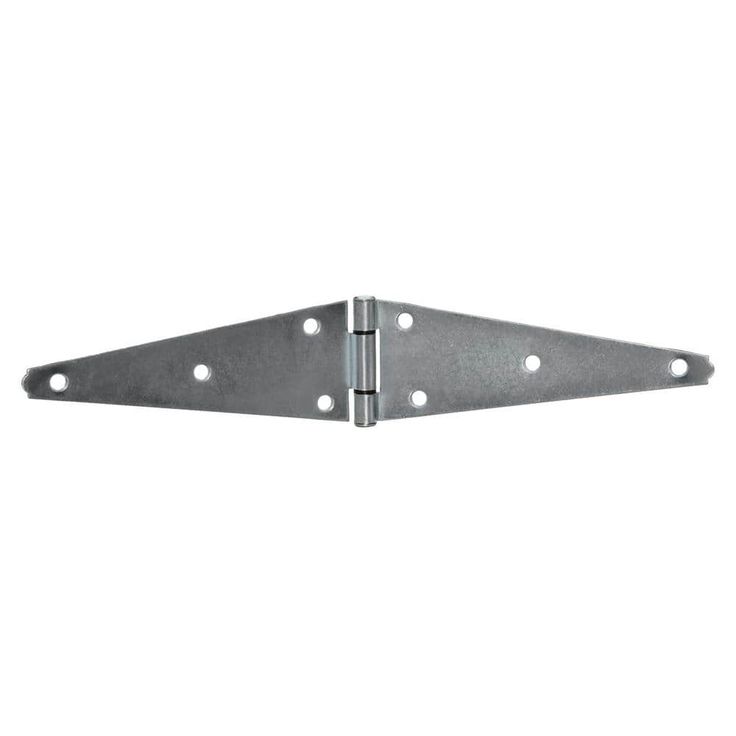 Everbilt 10 in. x 10 in. Zinc-Plated Heavy Duty Strap Hinge