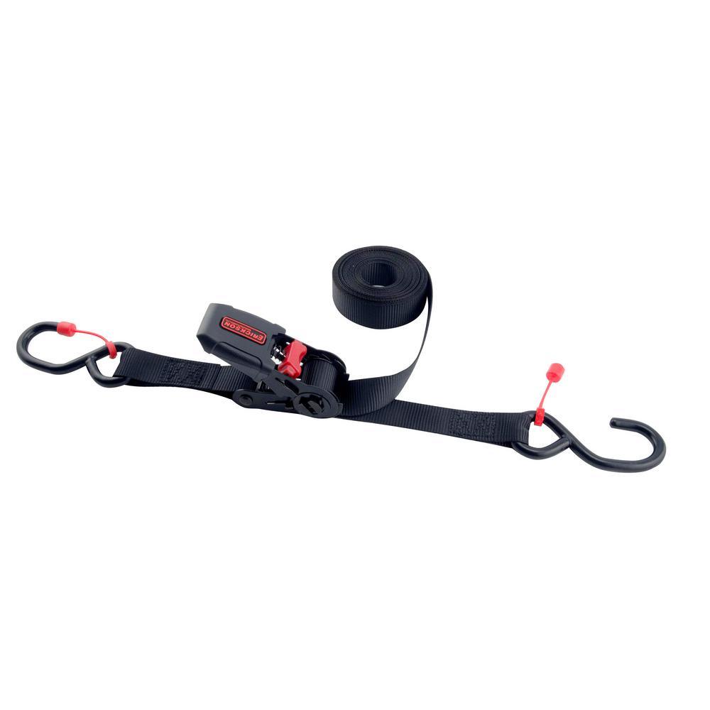 15 ft. x 1 in. Ratchet Strap with Cap Locks (4-Pack) - Super Arbor