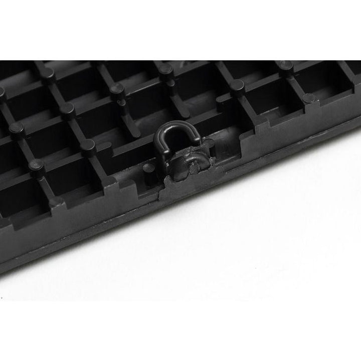 MotorDeck 12 in. x 3 in. Red Modular Edging Kit Male (22-Piece, Includes 2 Corner Edges)