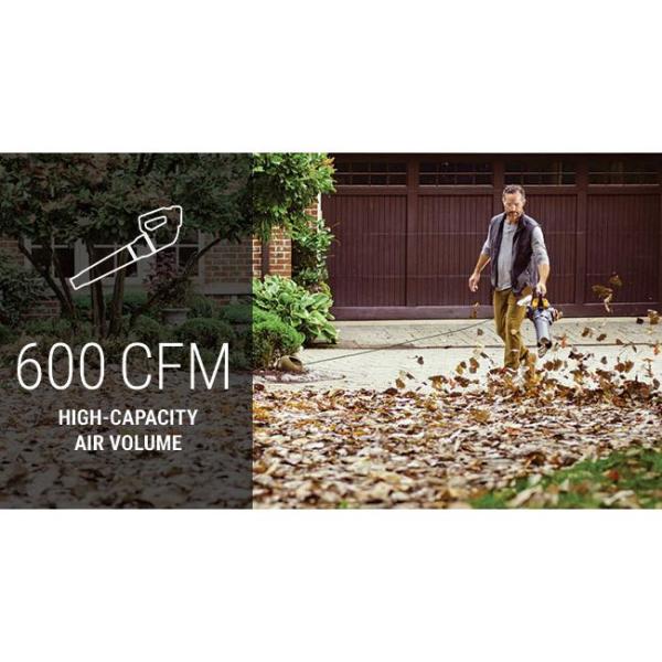 Worx TRIVAC 2.0 70 MPH 600 CFM Electric 12 Amp 3-in-1 Blower, Mulcher, Yard and Lawn Vacuum with Metal Impeller - Super Arbor