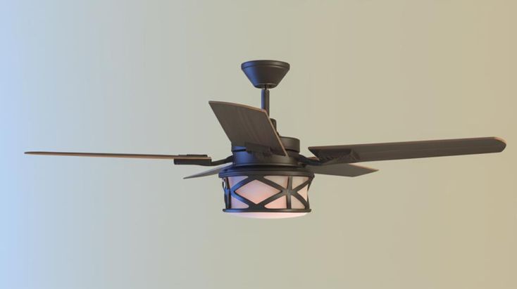 Home Decorators Collection Copley 52-inch Indoor/Outdoor Ceiling Fan with LED Light Kit