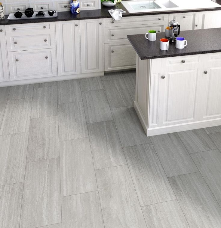 Style Selections Ridgemont Silver 12-in x 24-in Glazed Porcelain Stone Look Tile