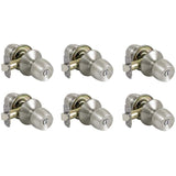 Defiant Brandywine Stainless Steel Bed/Bath Door Knob (6-Pack)
