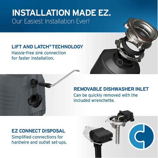 InSinkErator Pro 750 Garbage Disposal with Cord, 3/4 HP