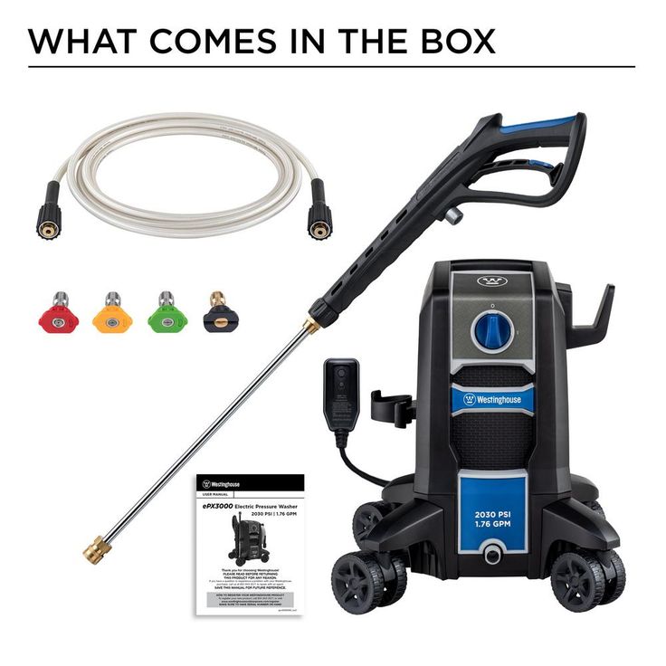Westinghouse ePX 2030 PSI 1.76 GPM Electric Pressure Washer with Anti-Tipping Technology