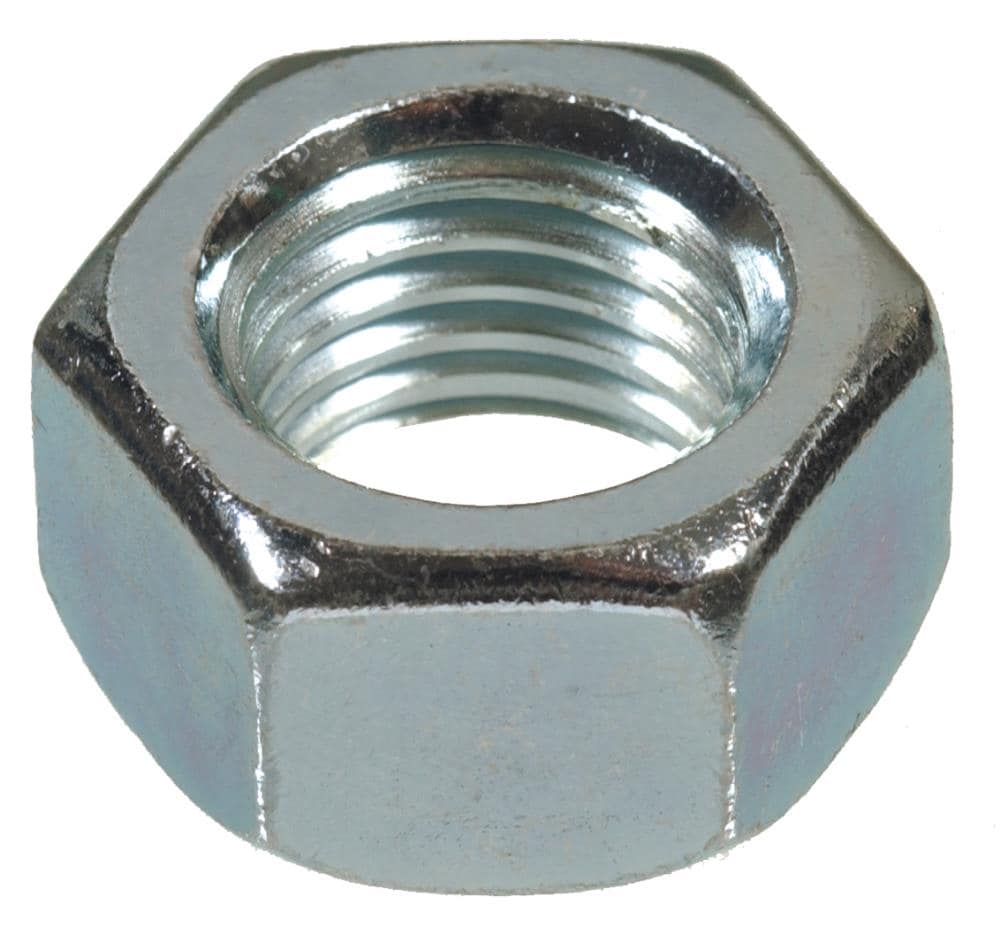 Hillman 1/4 in. Zinc-Plated Steel SAE Screw Nut, 100-Pack