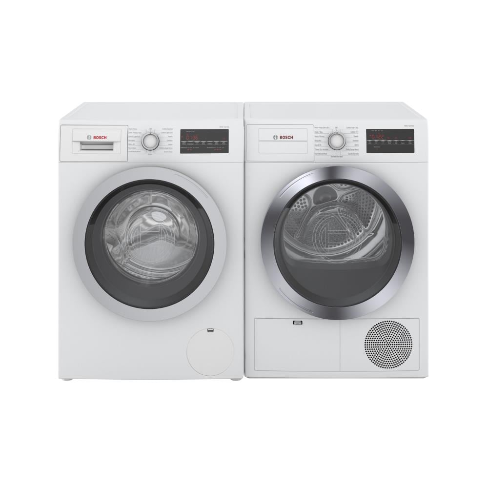 Bosch 500 Series 4-cu ft Stackable Ventless Electric Dryer (White) ENERGY STAR