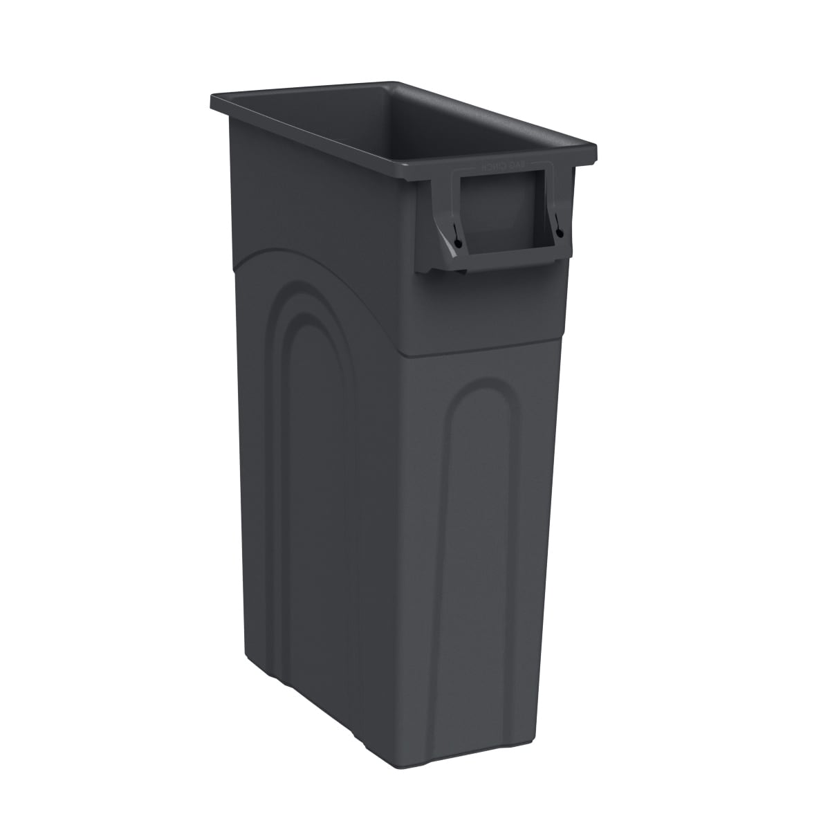 Blue Hawk 23-Gallon Black Plastic Touchless Trash Can