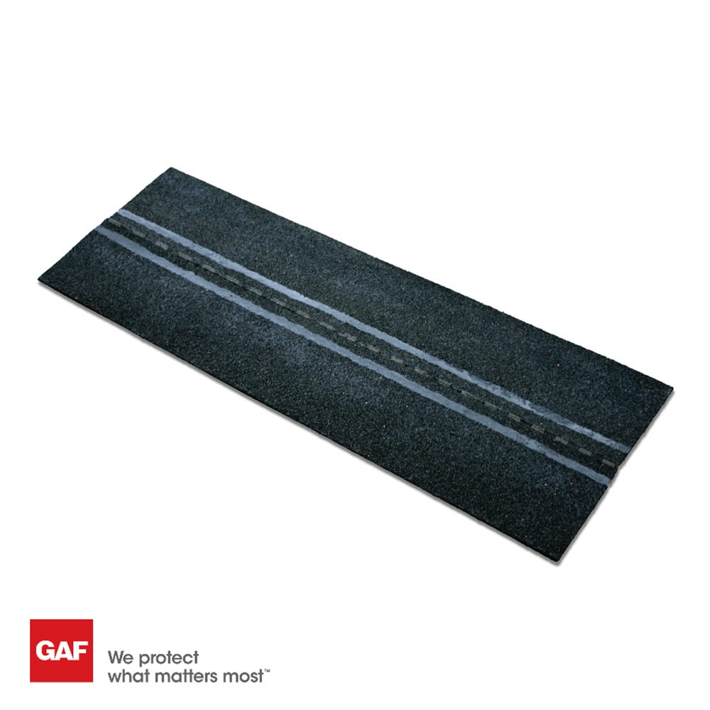 GAF Pro-Start Black Starter Roof Shingles, 120 Linear Ft per Bundle