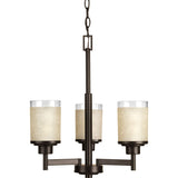 Progress Lighting Alexa 3-Light Antique Bronze Modern/Contemporary Chandelier