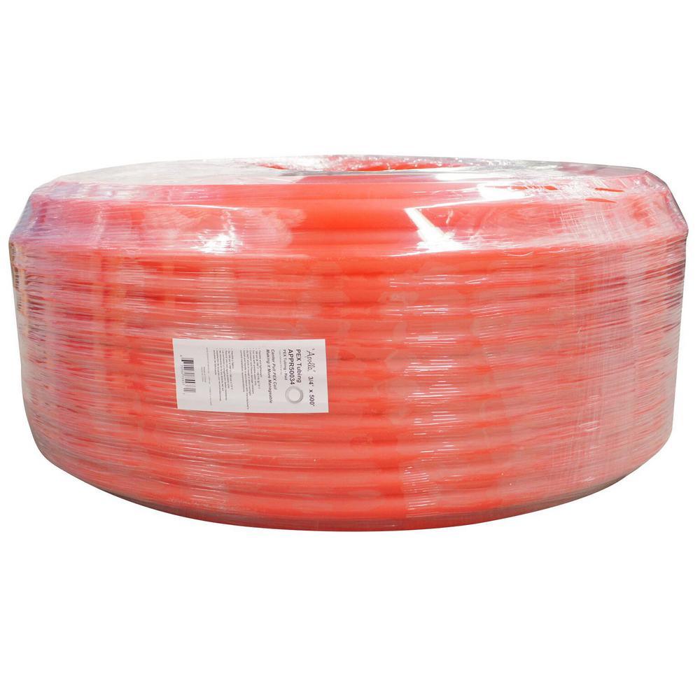 3/4 in. x 500 ft. Red PEX Pipe - Super Arbor