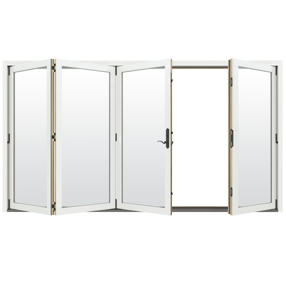 JELD-WEN 124-in x 96-in Clad-wood Folding, Left-hand outswing – primary product view