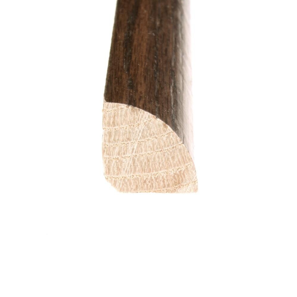 Flexco Mocha Java 0.75-in T x 0.75-in W x 78-in L Solid Wood Quarter Round