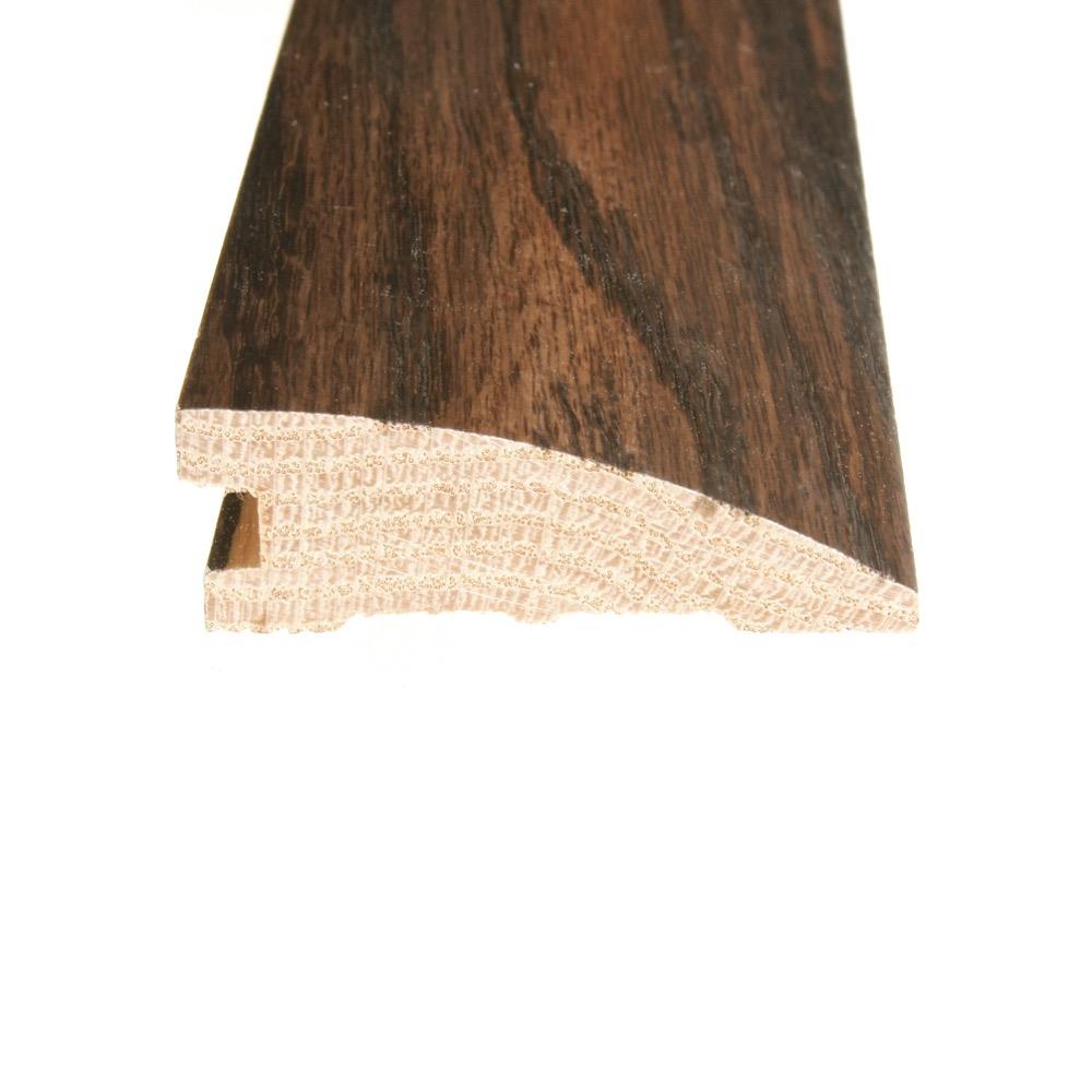 Flexco Mocha Java 0.75-in T x 2.25-in W x 78-in L Solid Wood Reducer