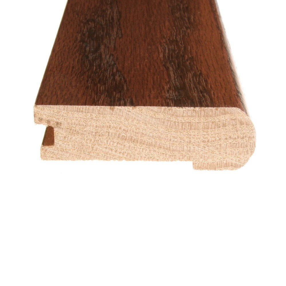 Flexco Solid Wood Stair Nose 2.75-in x 78-in, Cherry Prefinished Oak Stair Nosing