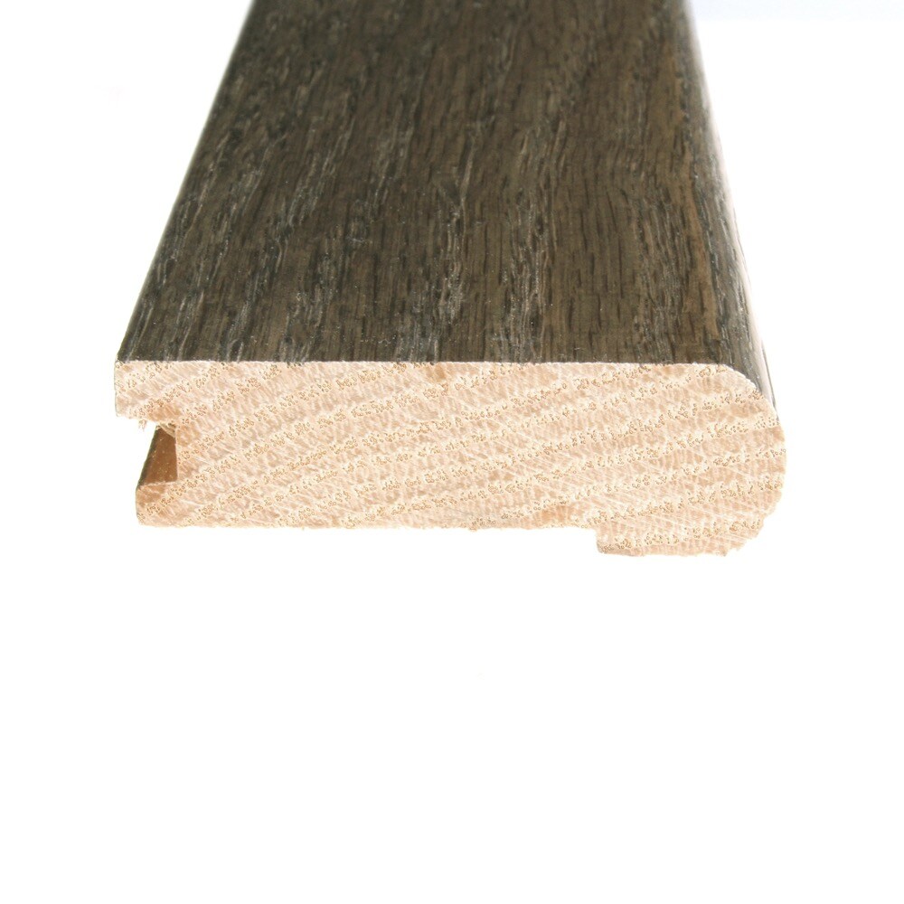 Flexco Solid Wood Stair Nose, 2.75-in W x 78-in L, Silver Prefinished Oak