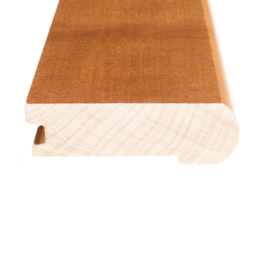 Flexco Solid Wood Stair Nose 2.75-in x 78-in Cinnamon Prefinished Maple Stair Nosing