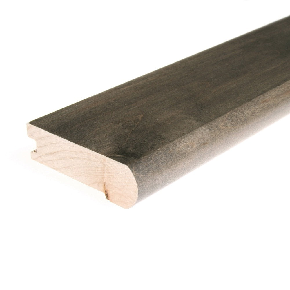 Flexco Solid Wood Stair Nose 2.75-in x 78-in Midnight Prefinished Maple Stair Nosing