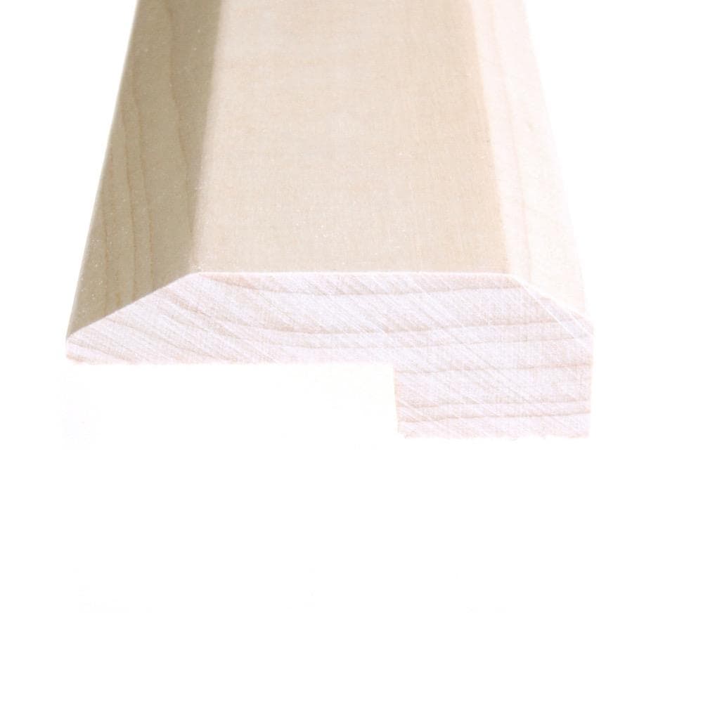 Flexco Natural 0.375-in T x 2-in W x 78-in L Solid Wood Threshold