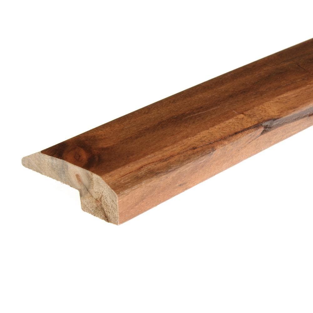 Flexco Amber 0.688-in T x 2-in W x 78-in L Solid Wood Threshold