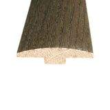Flexco Silver 0.46-in T x 2-in W x 78-in L Solid Wood Floor T-moulding