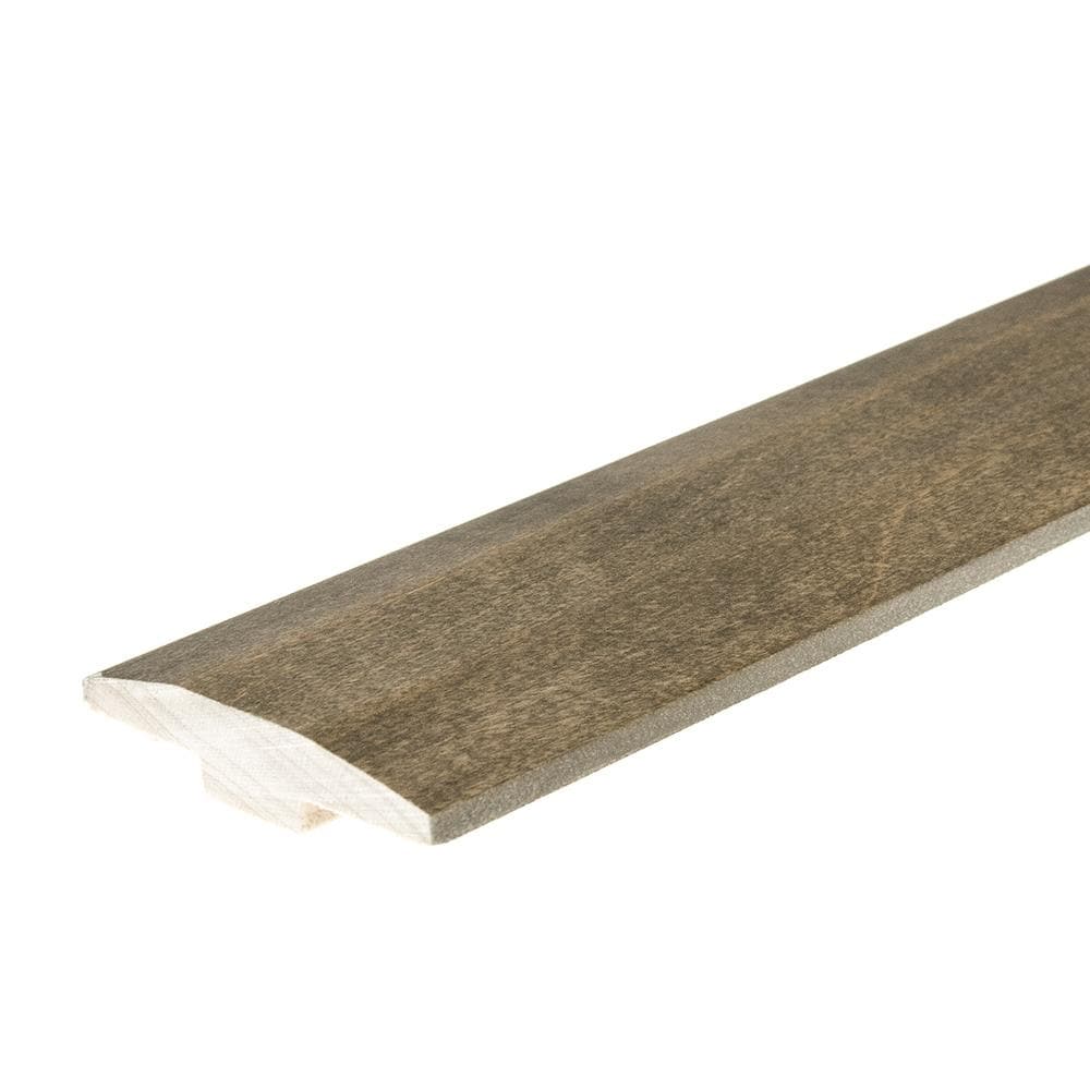 Flexco Uptown 0.46-in T x 2-in W x 78-in L Solid Wood Floor T-moulding