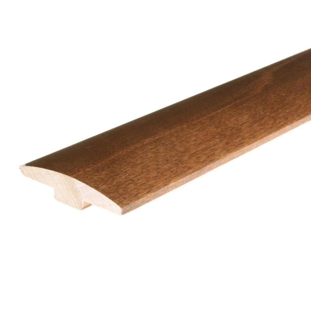 Flexco Nutmeg 0.46-in T x 2-in W x 78-in L Solid Wood T-moulding
