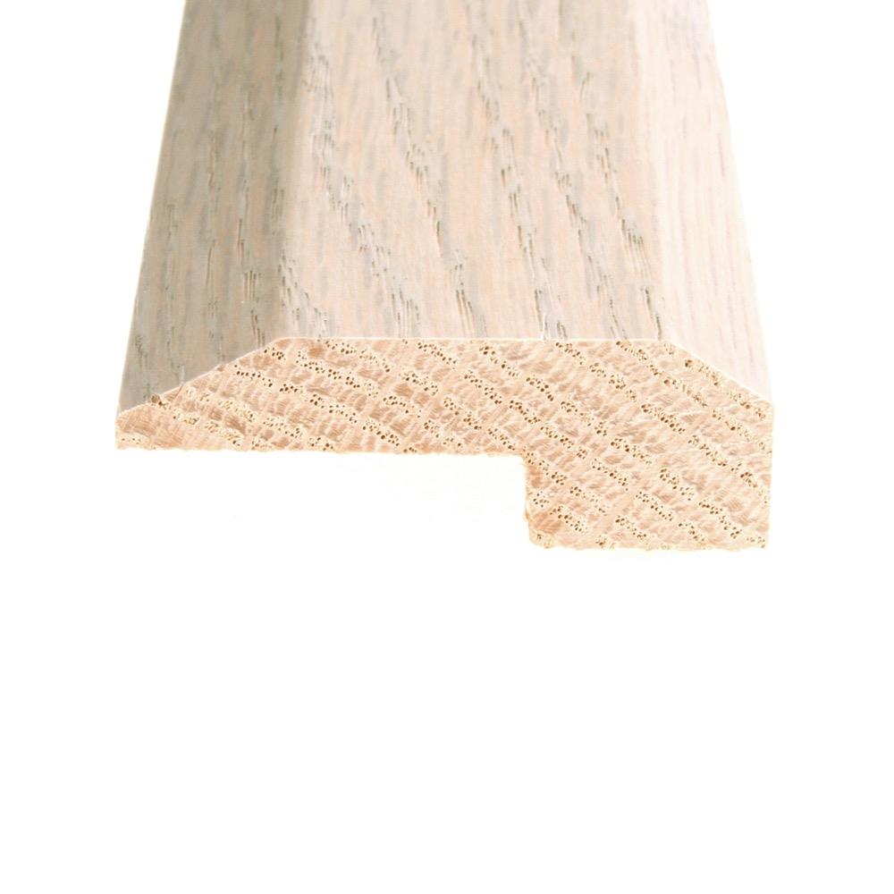 Flexco 2-in x 78-in Frost Solid Wood Floor Threshold