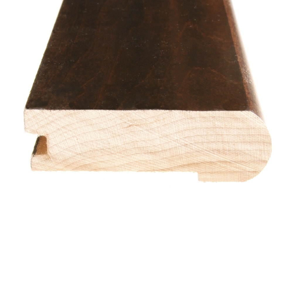 Flexco Solid Wood Stair Nose 2.75-in x 78-in Truffle Prefinished Maple Stair Nosing