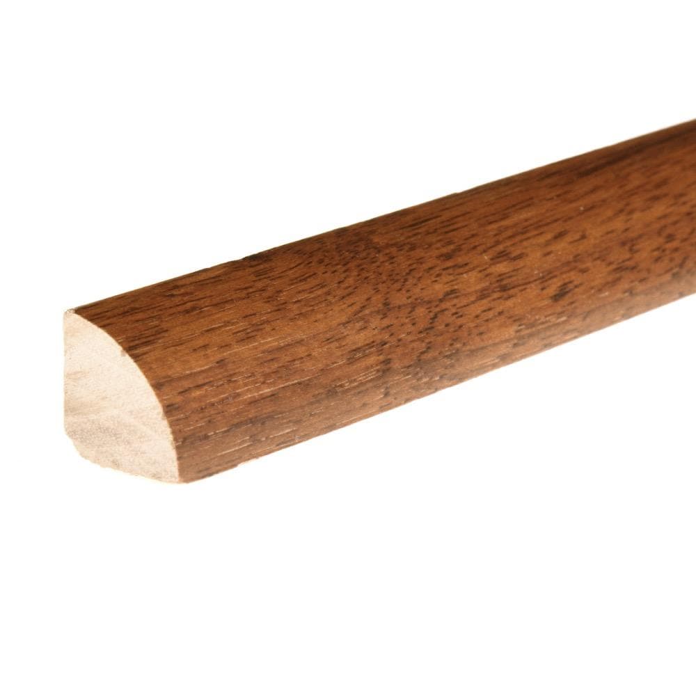 Flexco Oxford Brown 0.75-in T x 0.75-in W x 78-in L Solid Wood Quarter Round