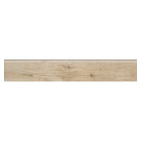 American Olean Historic Bridge Oak Wood-Look Porcelain Bullnose Trim Tile, 3 in x 18 in (Actual 2.93 in x 17.68 in)