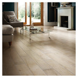 American Olean Historic Bridge Oak Wood-Look Porcelain Bullnose Trim Tile, 3 in x 18 in (Actual 2.93 in x 17.68 in)