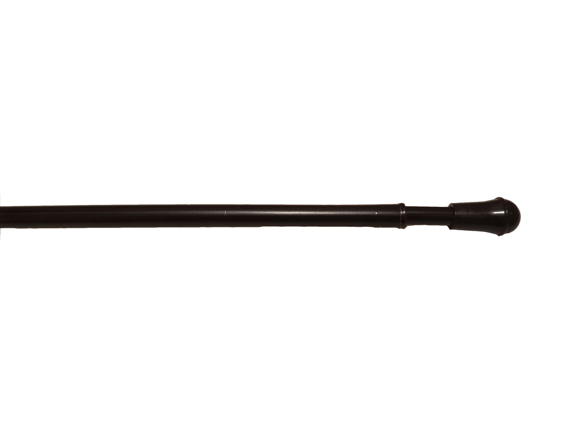 Project Source 28-in to 48-in Bronze Steel Sash Rod with Finials