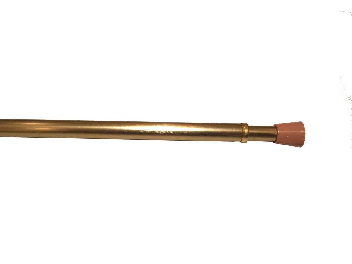 Project Source 28-in to 48-in Brass Steel Tension Curtain Rod