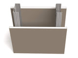 2.5-in W x 120-in L x 1.25-in D ProTRAK 2-1/2 25 GA Galvanized Steel Track