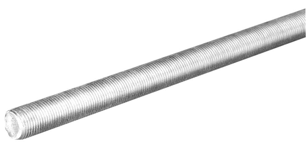 Hillman 1/2 in. Diameter x 24 in. Length Galvanized Steel Threaded Rod