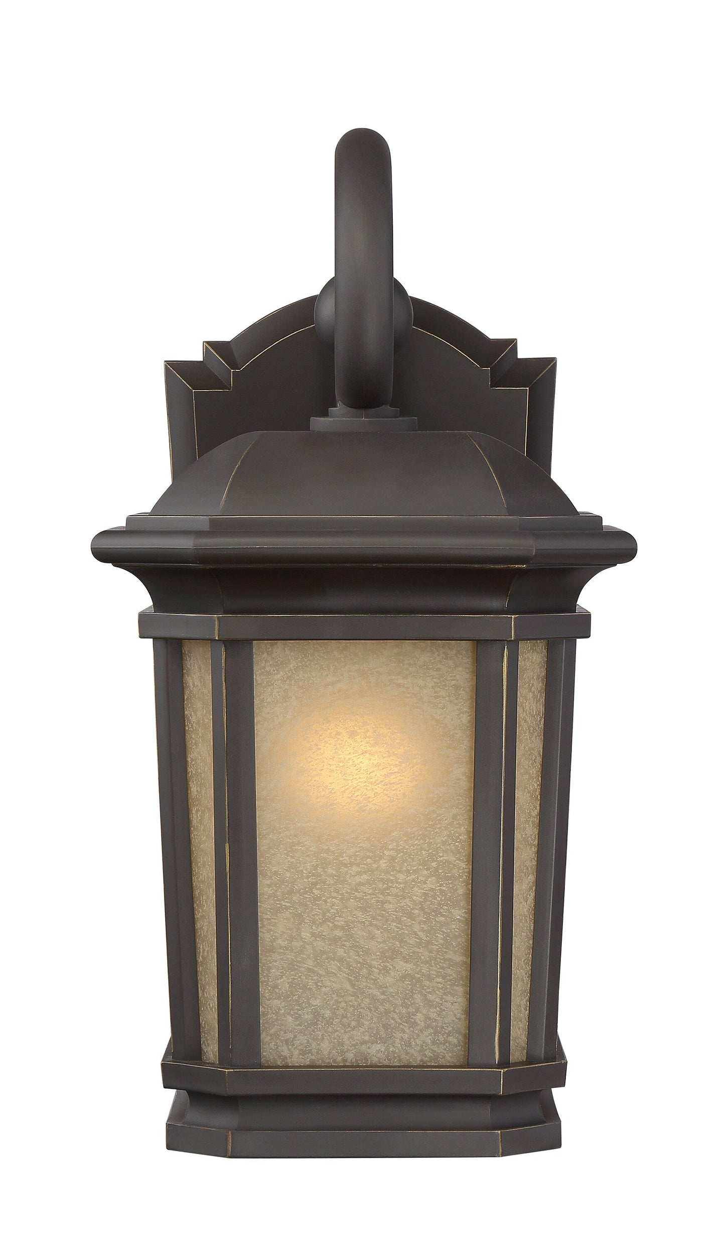 Quoizel Corrigan 13.25-in H Bronze Medium Base (E-26) Outdoor Wall Light