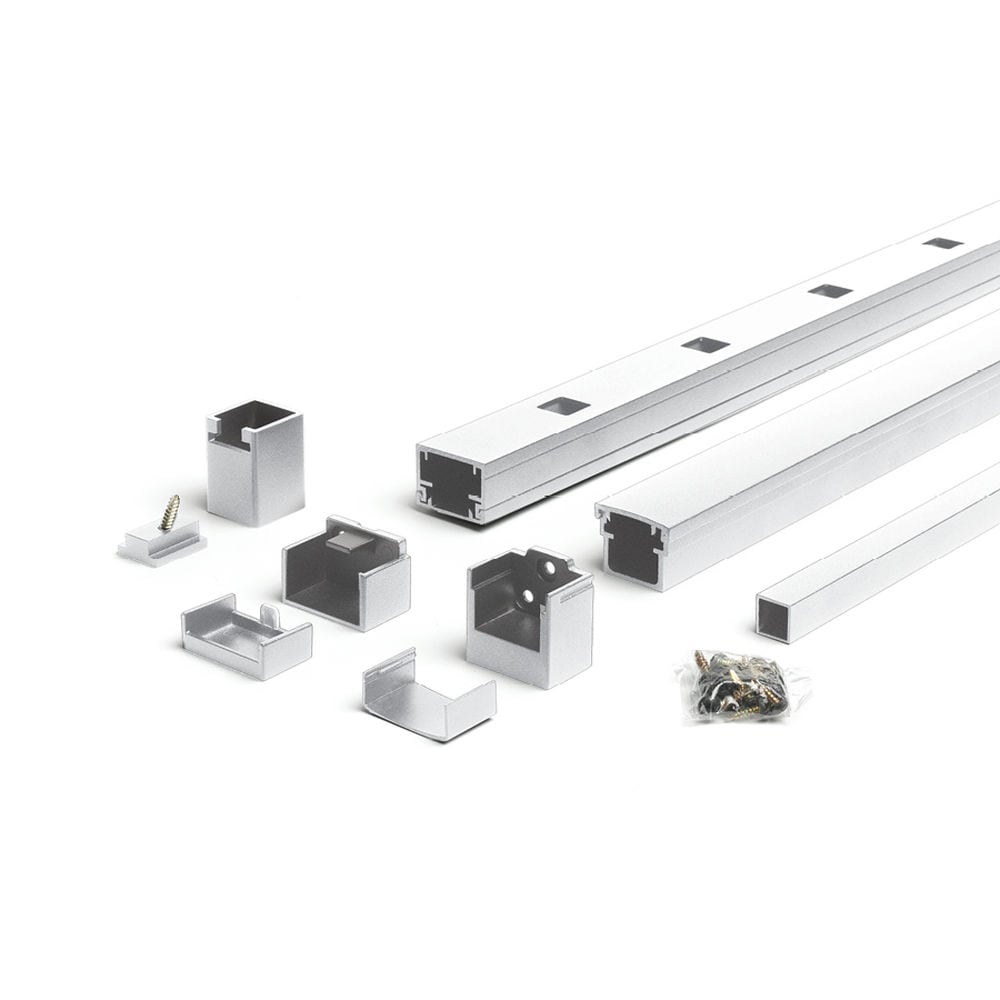 Trex Signature 8-ft x 42-in Classic White Aluminum Deck Rail Kit