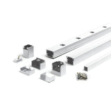 Trex Signature 8-ft x 42-in Classic White Aluminum Deck Rail Kit