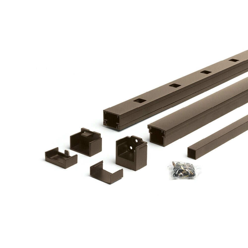 Trex Signature 6-ft x 42-in Bronze Aluminum Deck Rail Kit
