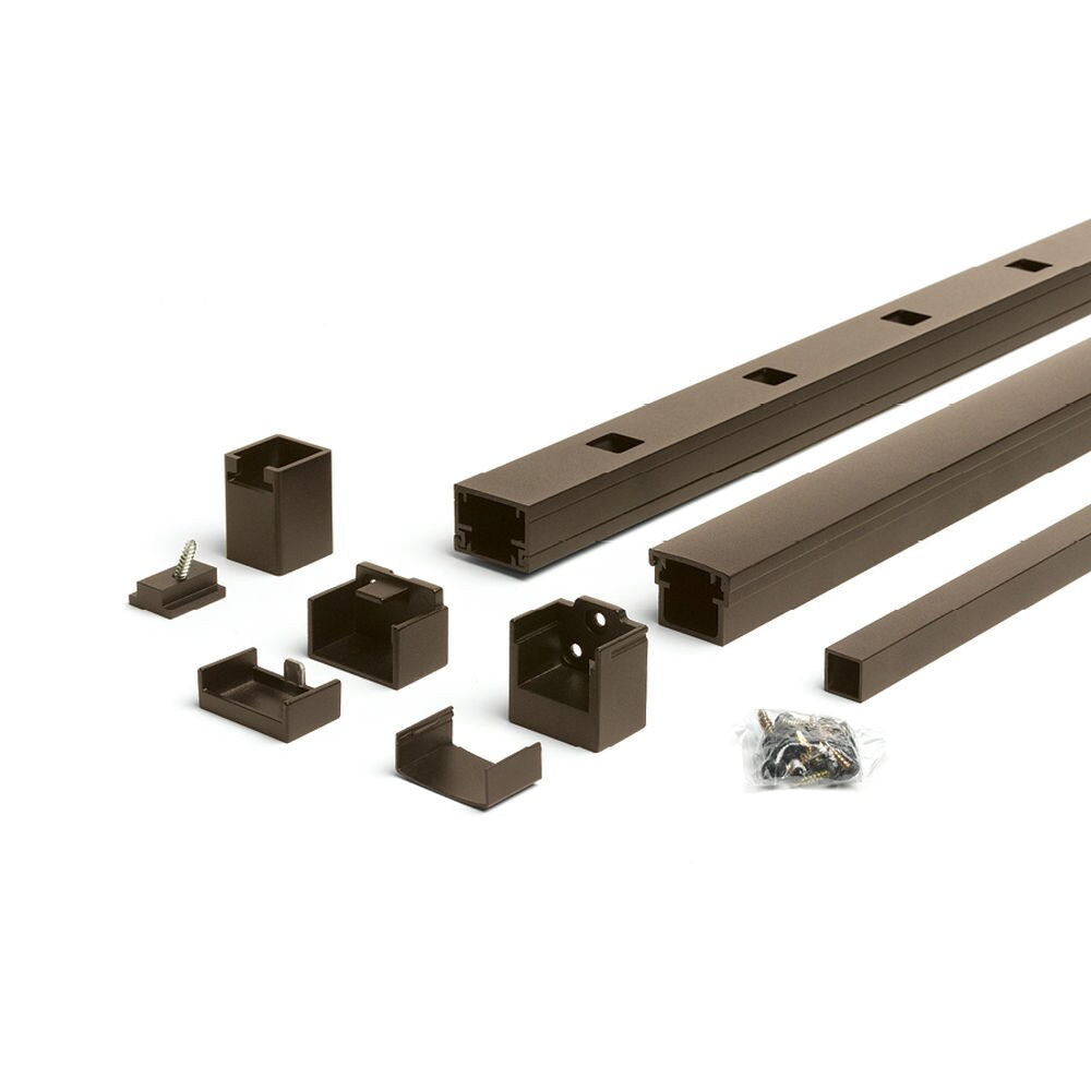 Trex Signature 8-ft x 42-in Bronze Aluminum Deck Rail Kit