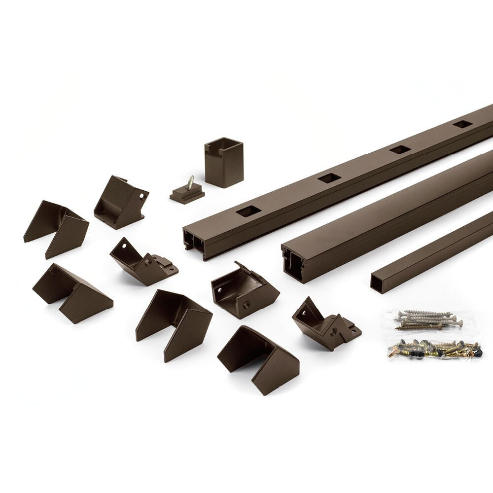 Trex Signature 8-ft x 42-in Bronze Aluminum Deck Stair Rail Kit